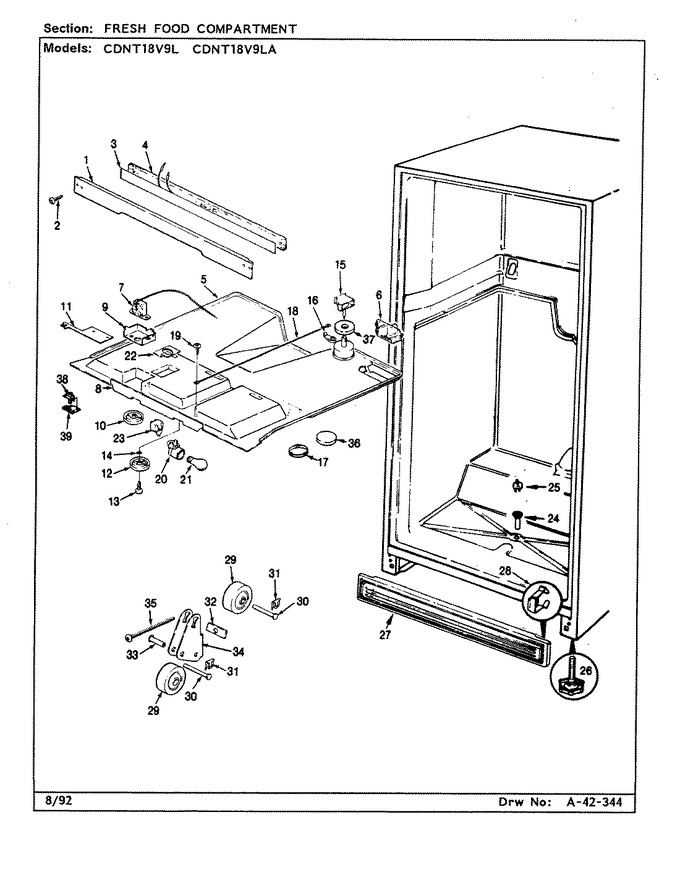 Diagram for CDNT18V9LA (BOM: CC49A)