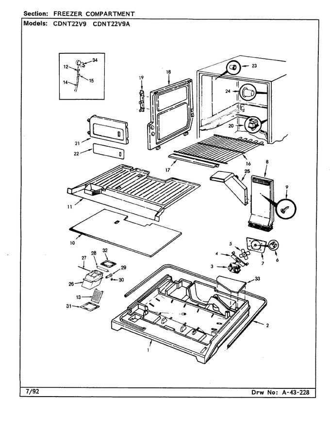Diagram for CDNT22V9 (BOM: CC86A)