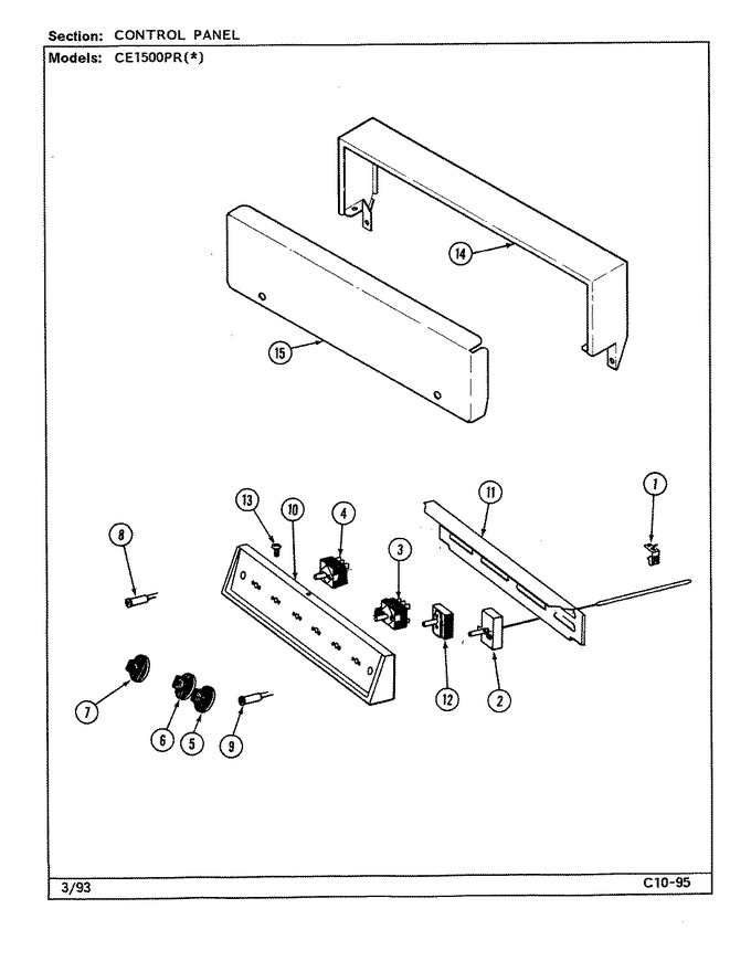 Diagram for CE1500PRW