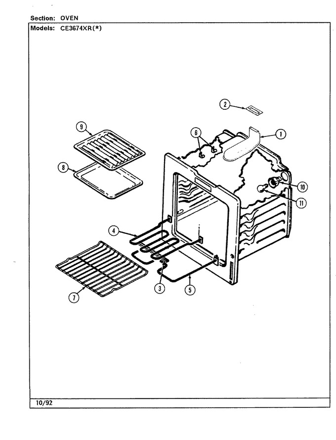 Diagram for CE3674XRW