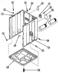 Diagram for 02 - Cabinet, Exhaust Duct And Base