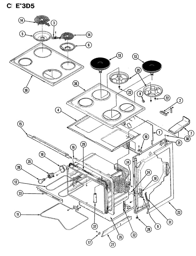 Diagram for CEA3D5DLW