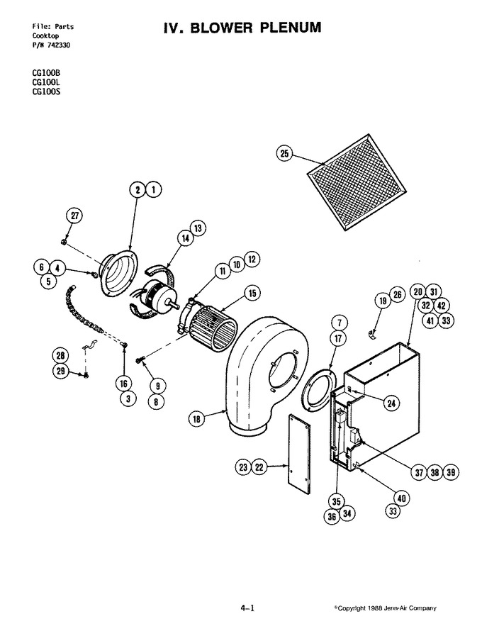 Diagram for CG100B