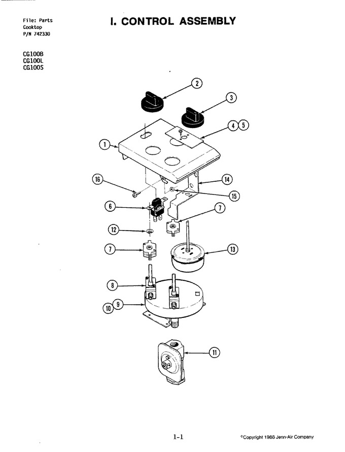 Diagram for CG100L