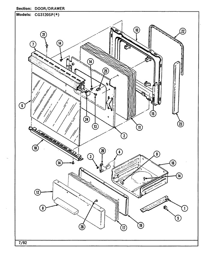 Diagram for CG3120SPW