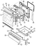 Diagram for 03 - Door/drawer (cg3432xrx)