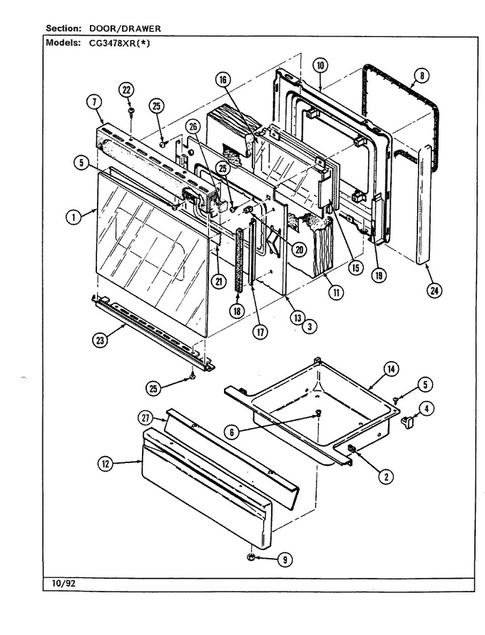 Diagram for CG3478XRW