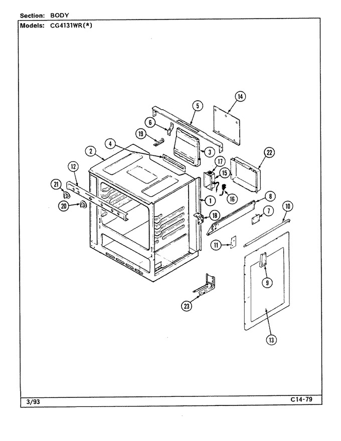 Diagram for CG4131WRW