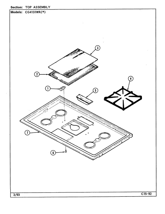 Diagram for CG4131WRW