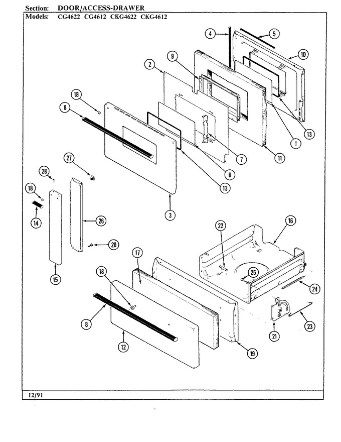 Diagram for CG4612MA539RG
