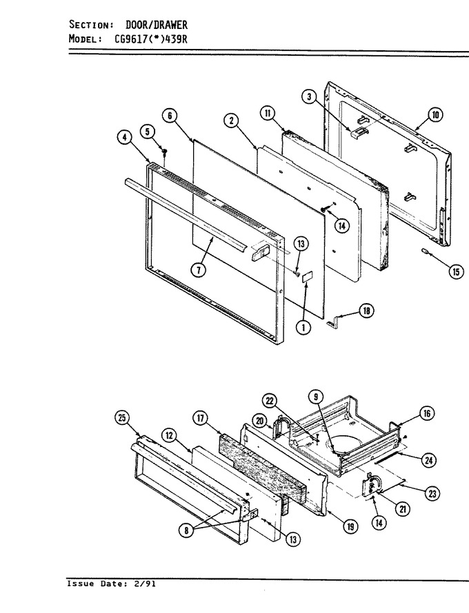 Diagram for CG9617W439R
