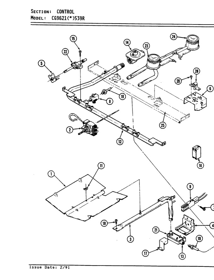 Diagram for CG9621W539R