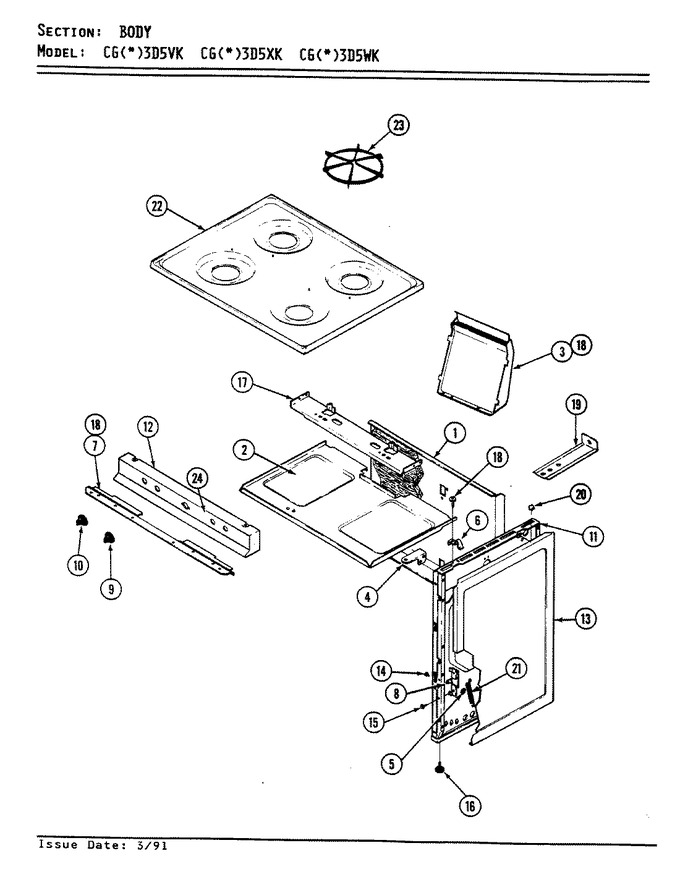 Diagram for CGW3D5VK