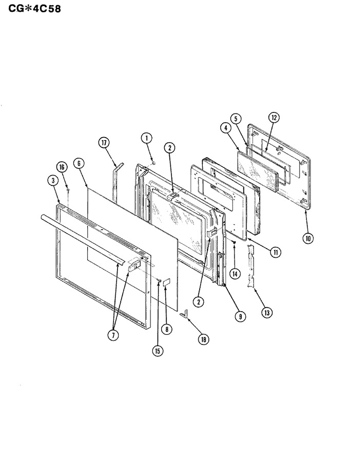 Diagram for CGW4C58CZKW
