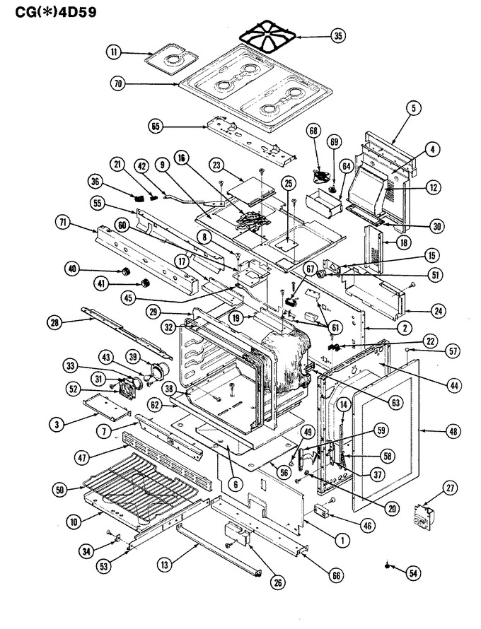 Diagram for CGW4D59EZK