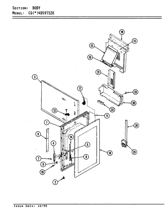 Diagram for CGW4D59TSZK