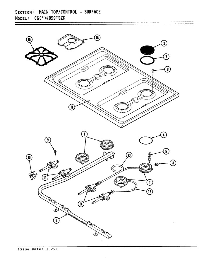 Diagram for CGW4D59TSZK