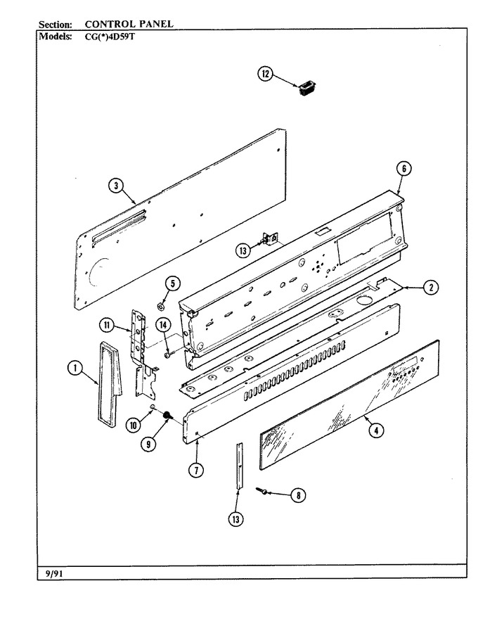 Diagram for CGW4D59TZK