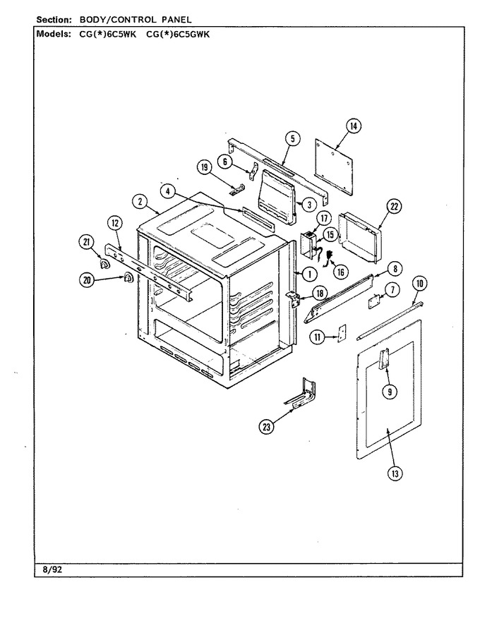 Diagram for CGW6C5GWK