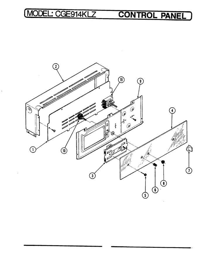 Diagram for CGE914KLZ