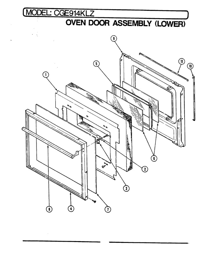Diagram for CGE914KLZ