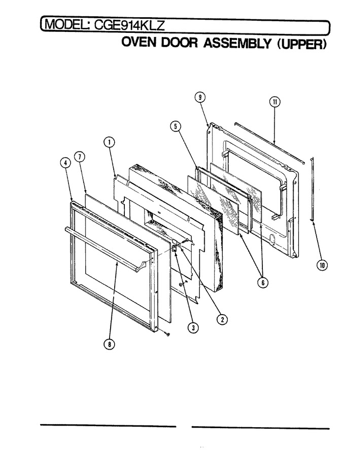 Diagram for CGE914KLZ