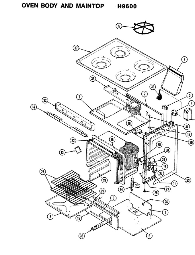Diagram for CH9616W79R