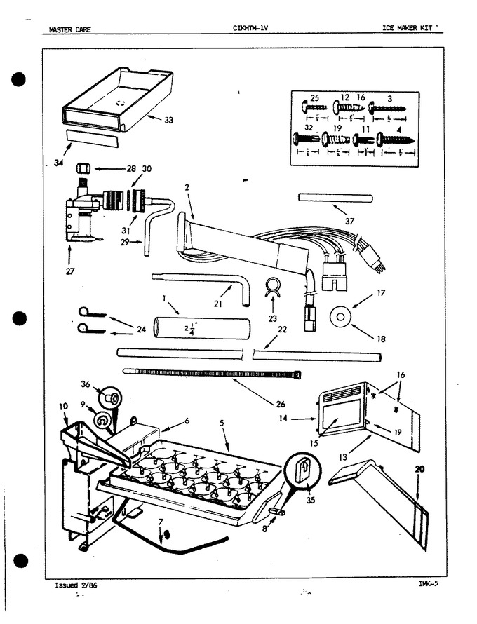 Diagram for CIKHTM-1V (BOM: 5X45B)