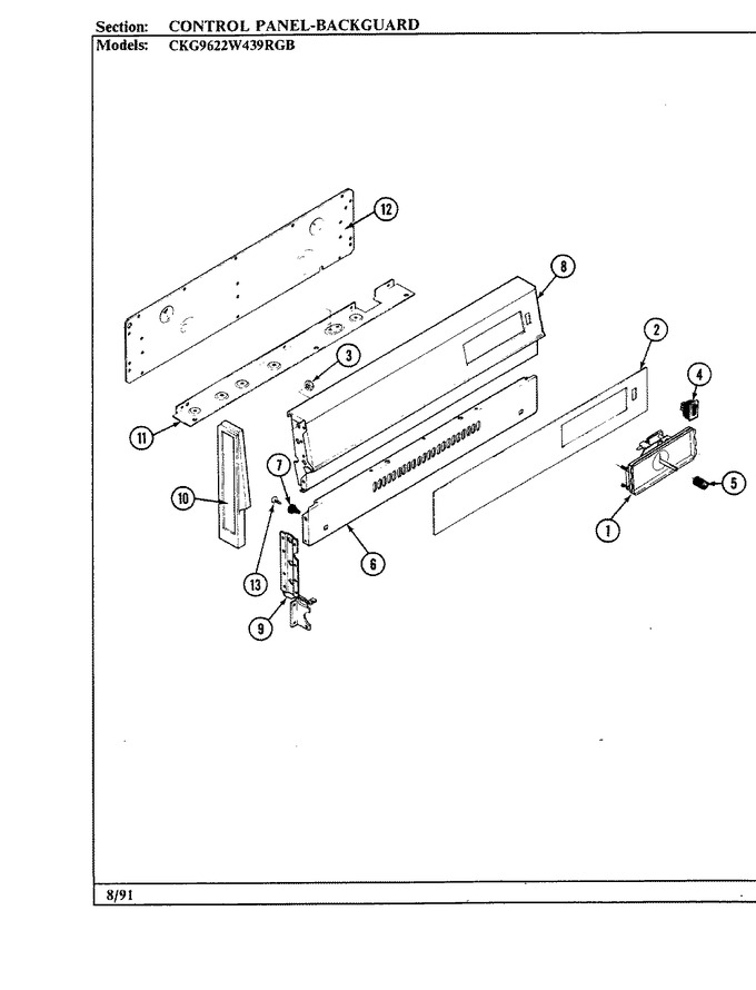Diagram for CKG9622W439RGB
