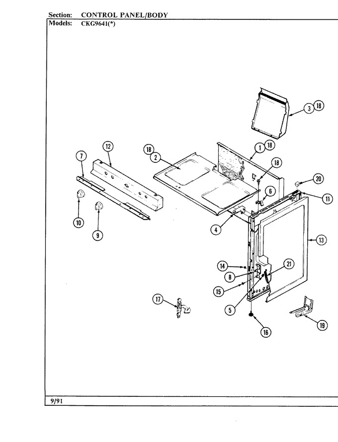 Diagram for CKG9641W589RGC
