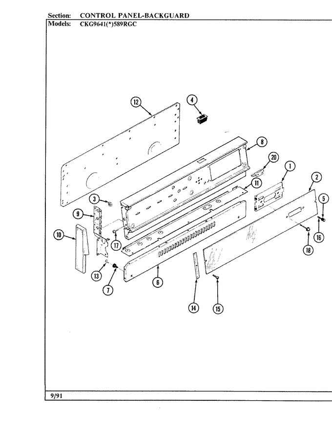 Diagram for CKG9641W589RGC