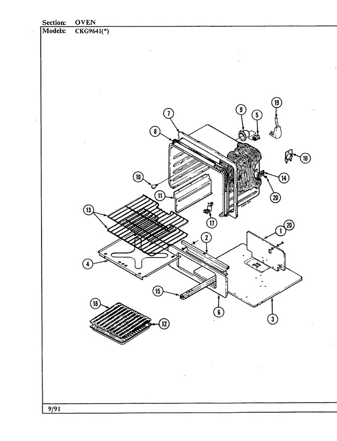 Diagram for CKG9641W589RGC