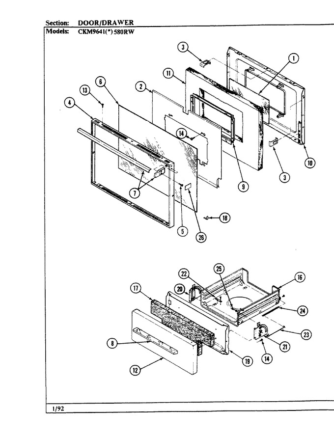 Diagram for CKM9641A580RW