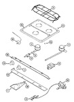 Diagram for 03 - Top & Gas Controls (bdb, Bdh, Bdl)