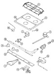 Diagram for 02 - Top & Gas Controls (bdb, Bdt)
