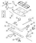 Diagram for 04 - Top & Gas Controls (series 11)
