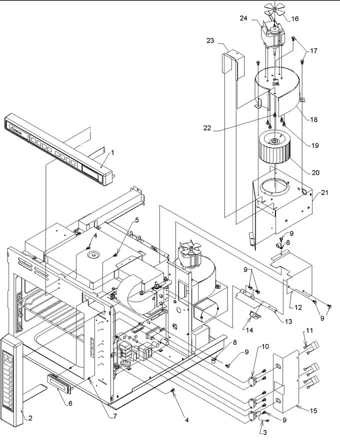 Diagram for MM2000CS (BOM: P1194120M)