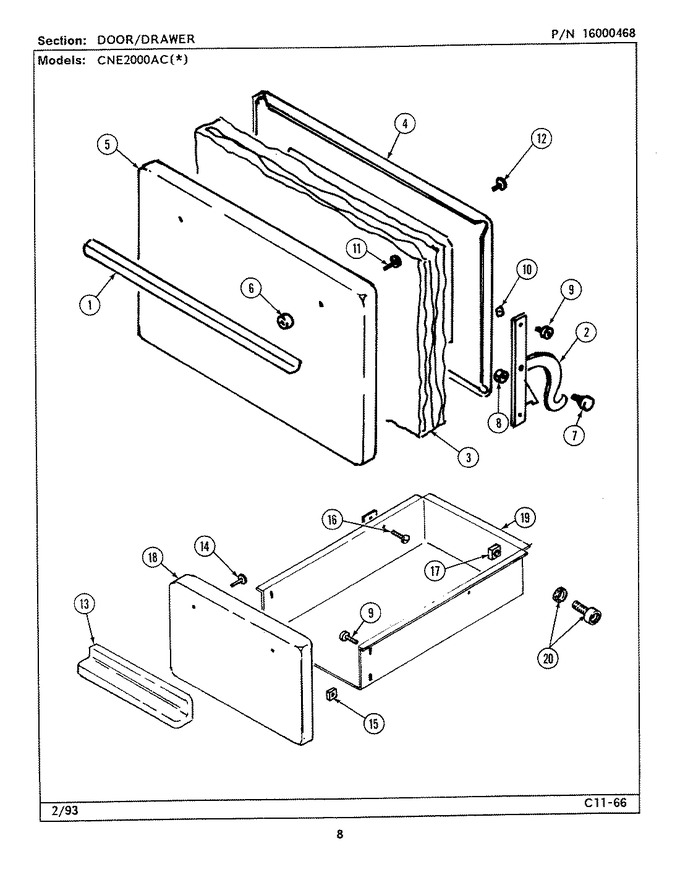 Diagram for CNE2000ACW