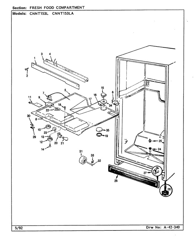 Diagram for CNNT153LA (BOM: CF06A)
