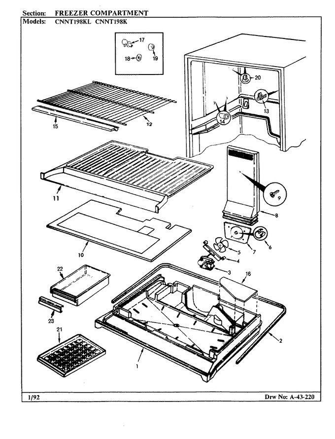 Diagram for CNNT198KL (BOM: BF52B)