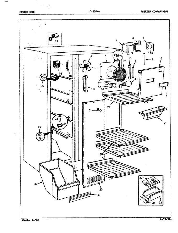 Diagram for CNS20M4A (BOM: 5M61A)