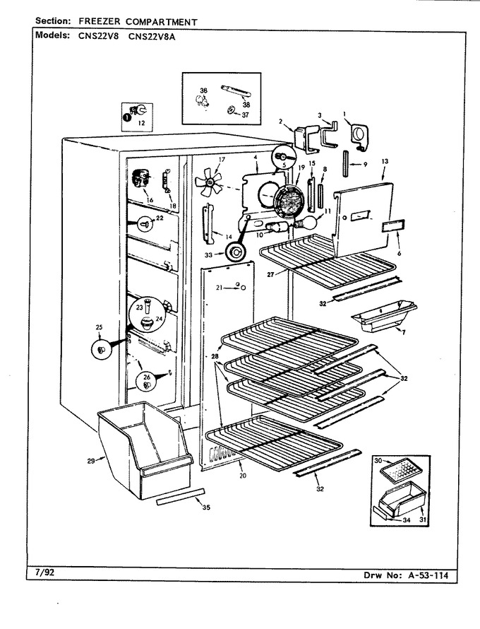 Diagram for CNS22V8A (BOM: BR17A)
