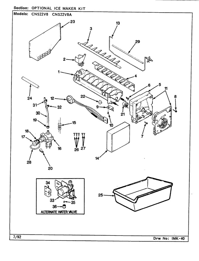 Diagram for CNS22V8A (BOM: BR17A)