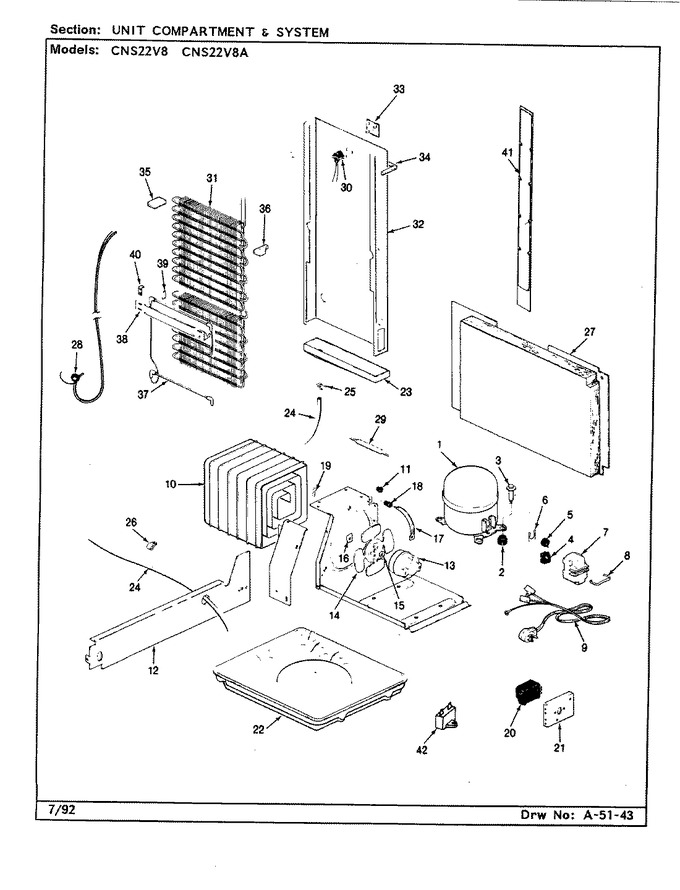 Diagram for CNS22V8A (BOM: BR17A)