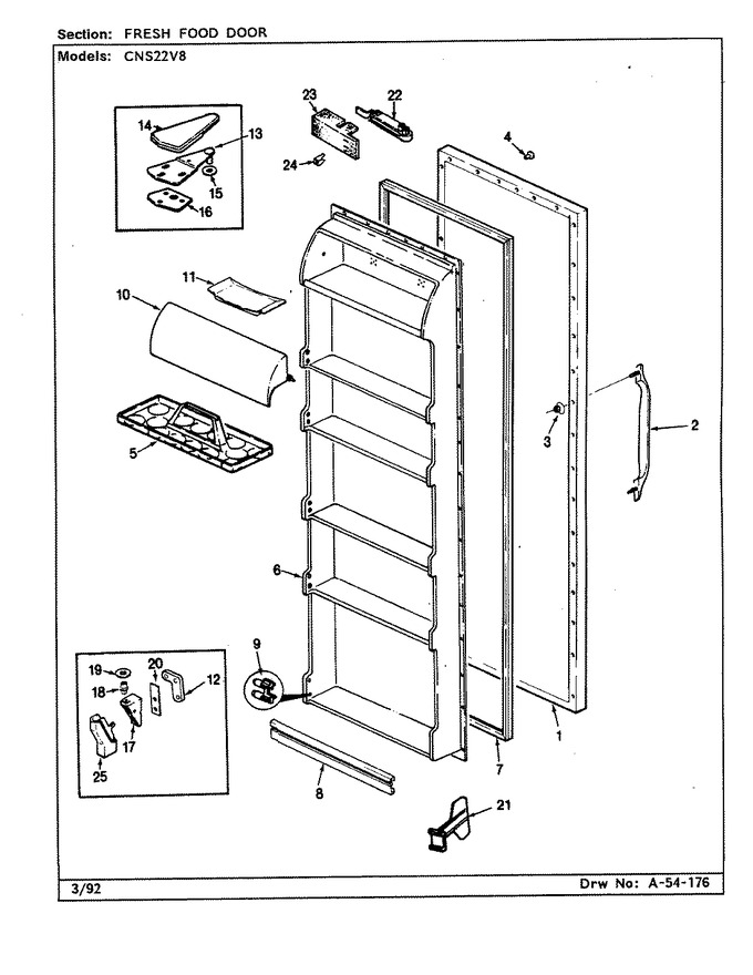 Diagram for CNS22V8 (BOM: CR16A)