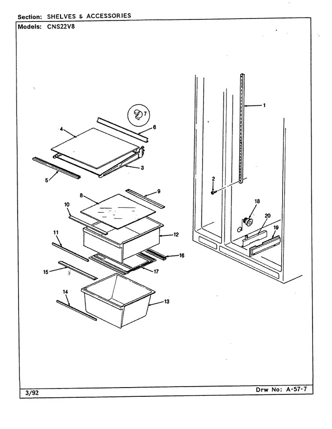 Diagram for CNS22V8 (BOM: CR16A)