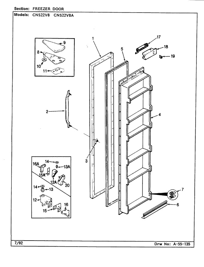 Diagram for CNS22V8A (BOM: BR17A)
