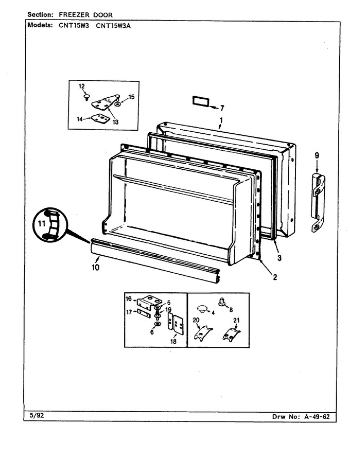 Diagram for CNT15W3A (BOM: CC13B)