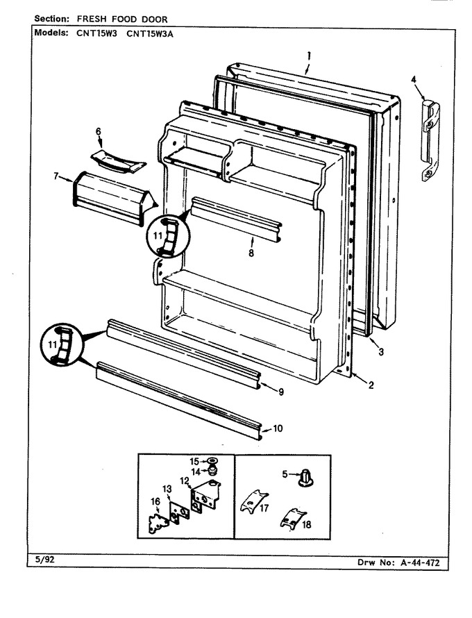 Diagram for CNT15W3A (BOM: CC13B)
