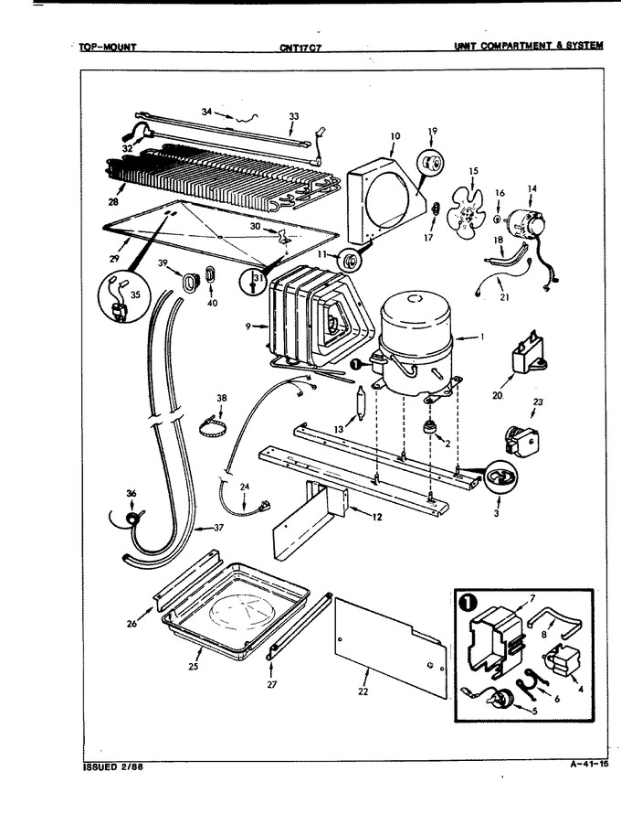 Diagram for CNT17C7A (BOM: 7A75B)